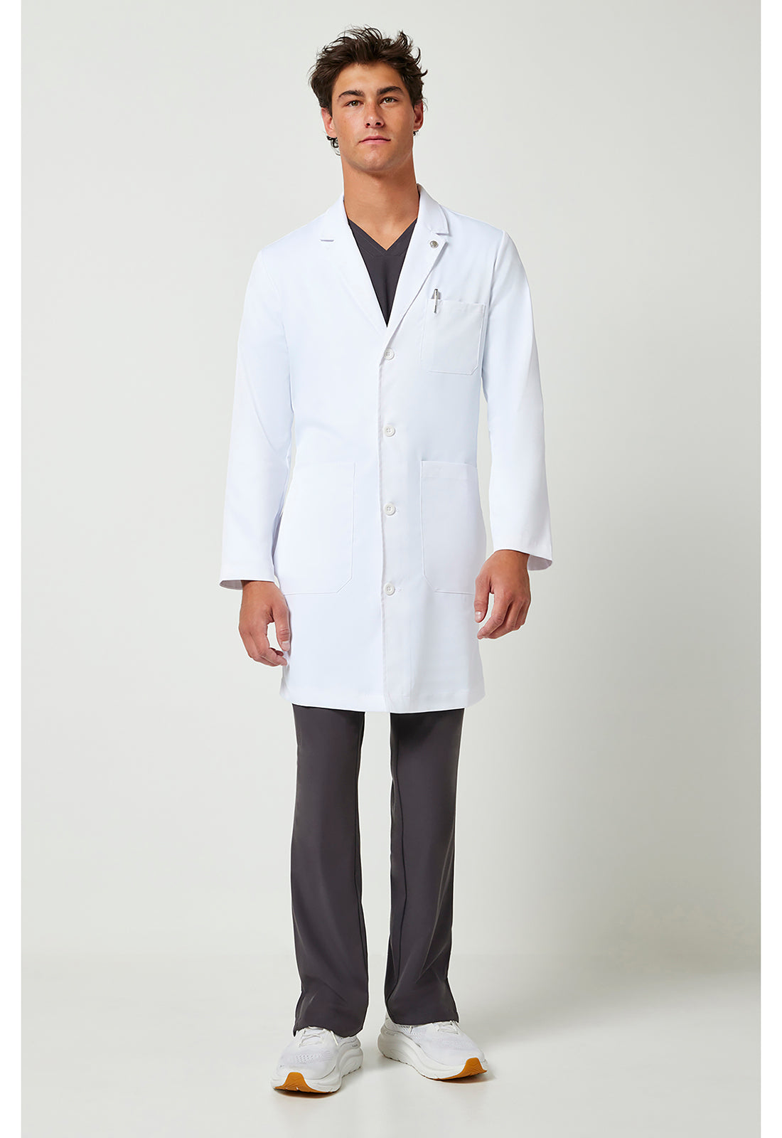 White Coat 5151 Men's Luke Lab Coat White