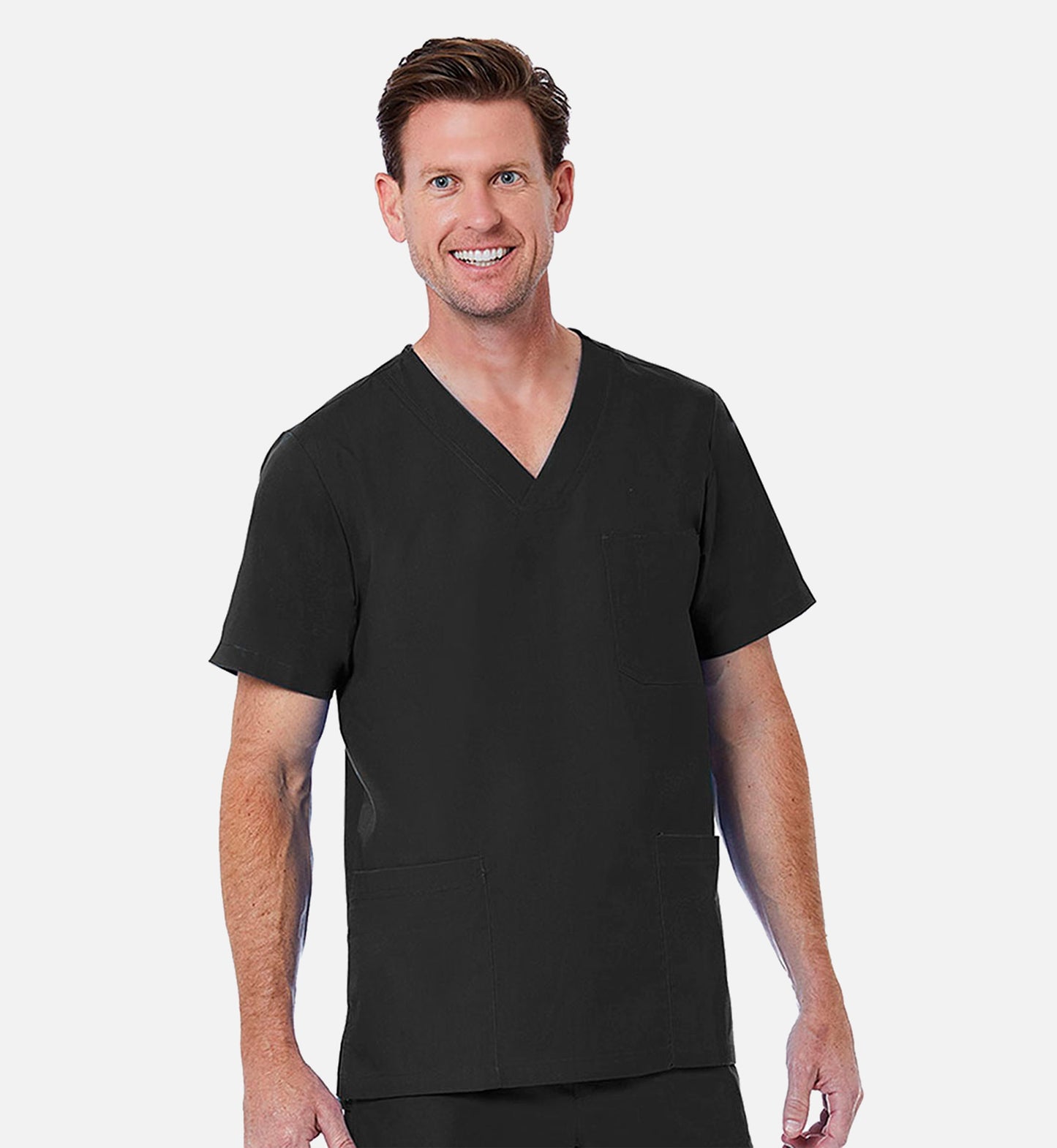 Redpanda 5206 Men's V-Neck Top Black
