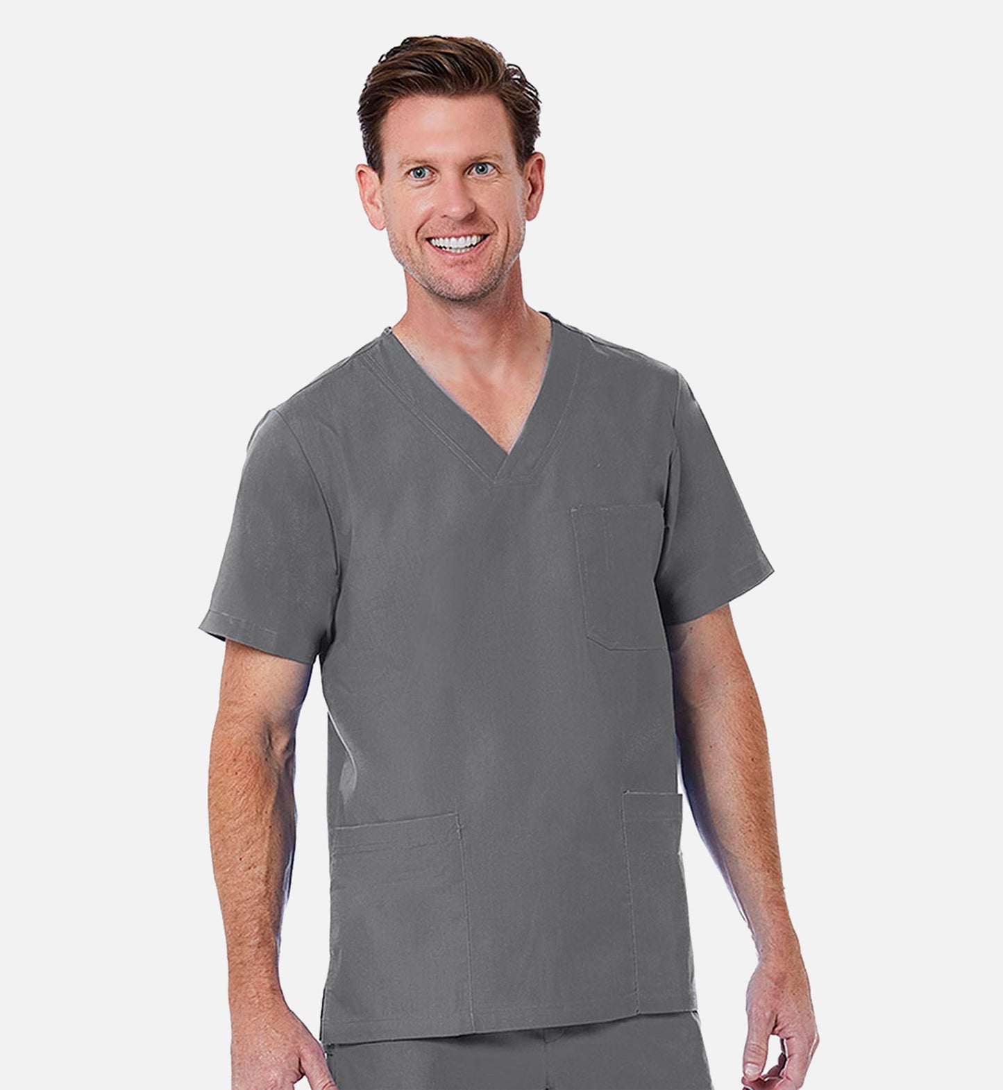Redpanda 5206 Men's V-Neck Top Pewter