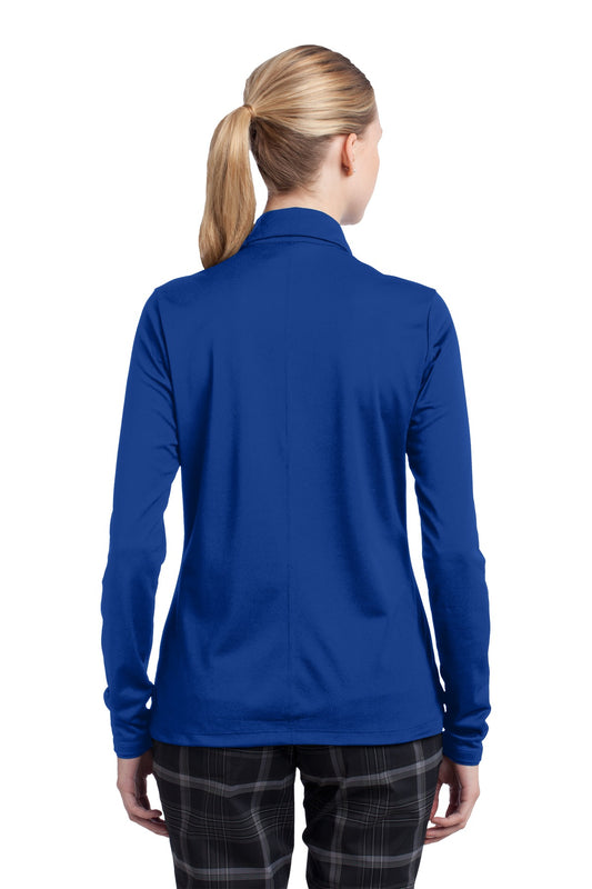 Nike Women's Long Sleeve Dri-FIT Stretch Tech Polo. 545322 Blue Sapphire