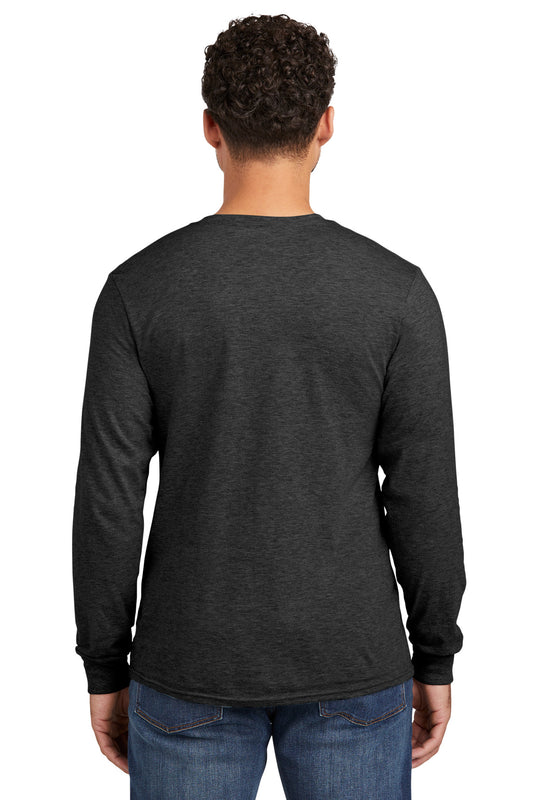 Jerzees Premium Blend Ring Spun Long Sleeve T-Shirt 560LS Black Ink Heather