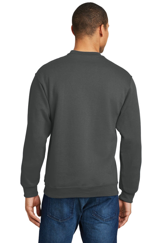 Jerzees NuBlend Crewneck Sweatshirt. 562M Charcoal Grey