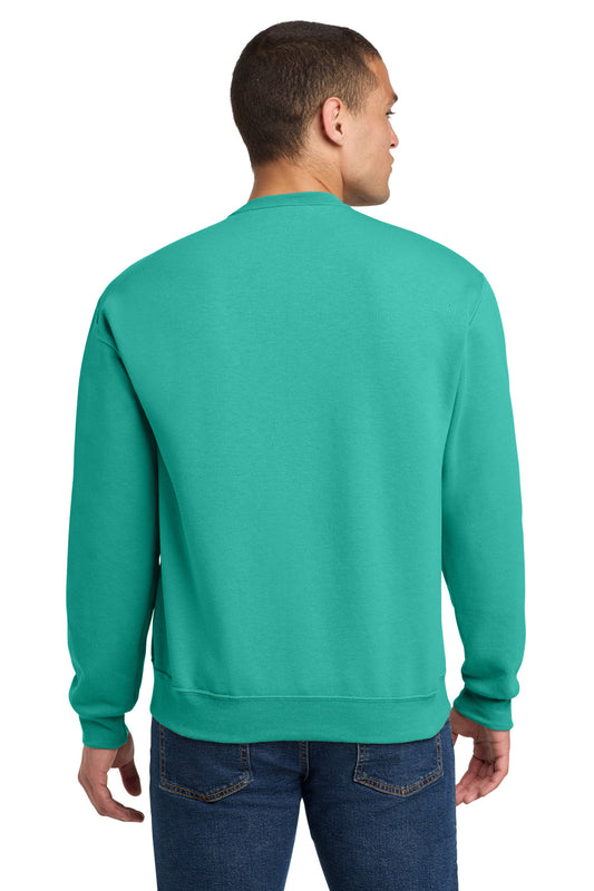 Jerzees NuBlend Crewneck Sweatshirt. 562M Cool Mint