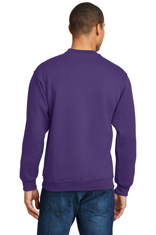 Jerzees NuBlend Crewneck Sweatshirt. 562M Deep Purple