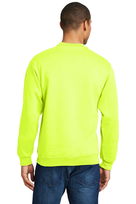 Jerzees NuBlend Crewneck Sweatshirt. 562M Safety Green