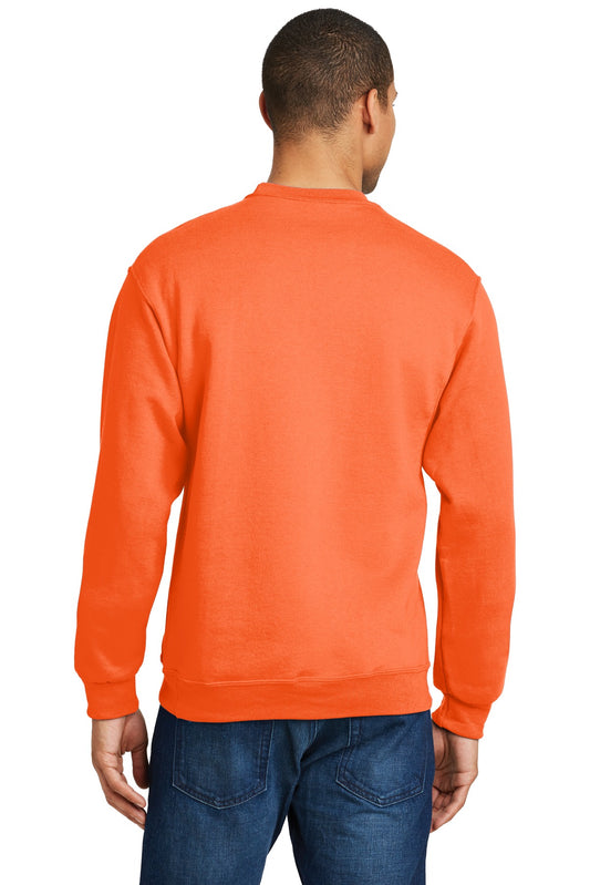 Jerzees NuBlend Crewneck Sweatshirt. 562M Safety Orange