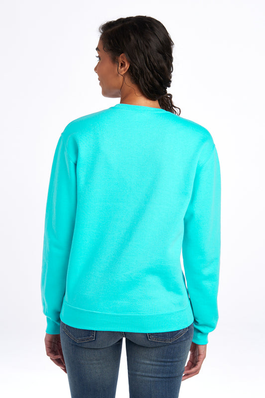 Jerzees NuBlend Crewneck Sweatshirt. 562M Scuba Blue