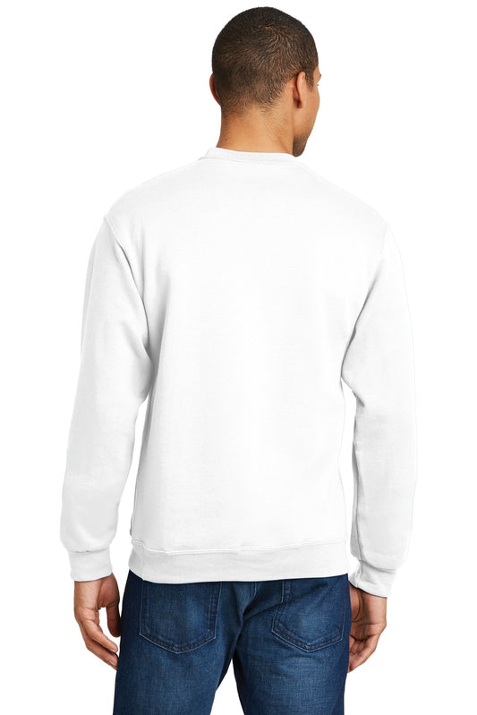 Jerzees NuBlend Crewneck Sweatshirt. 562M White