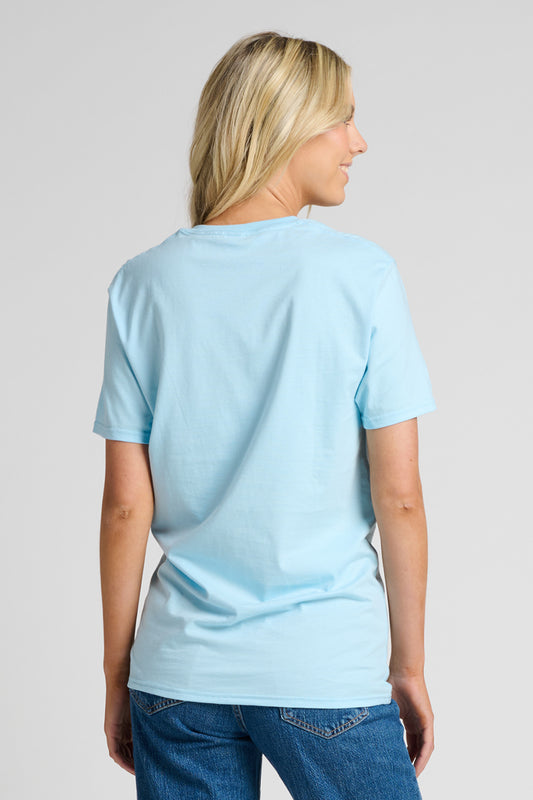 Jerzees Unisex Premium Combed Ring Spun Cotton Tee 570M Breezy Blue