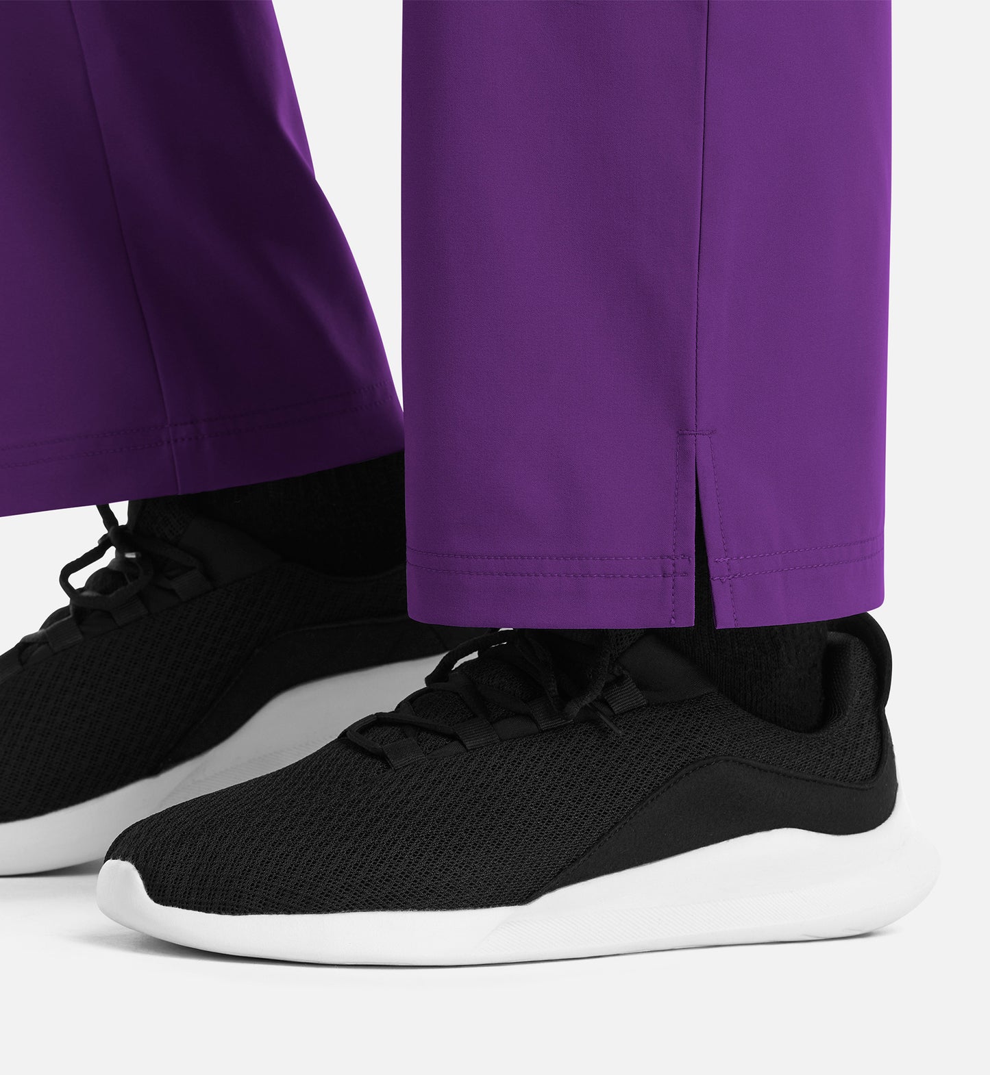 Momentum 5891 Men's Fly Front Cargo Pants Eggplant