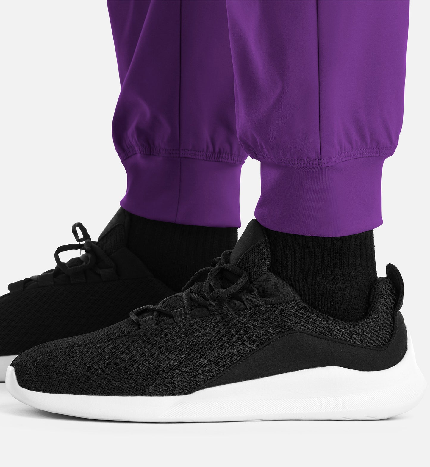 Momentum 5892 Men's Full Elastic Jogger Eggplant