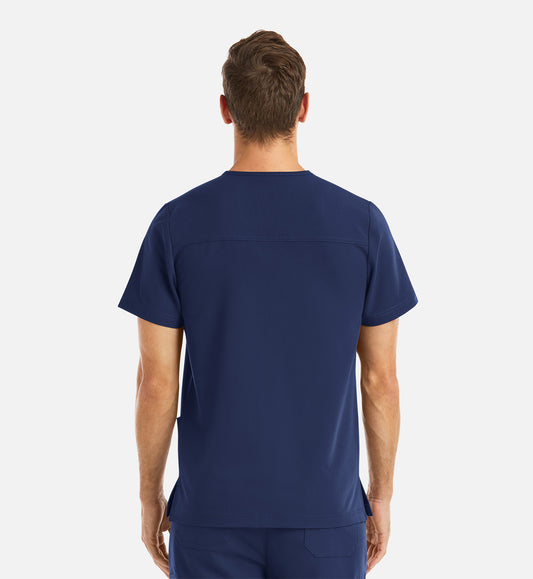 Matrix Pro Men's 5902 Men's 3 Pocket V-Neck Top Navy