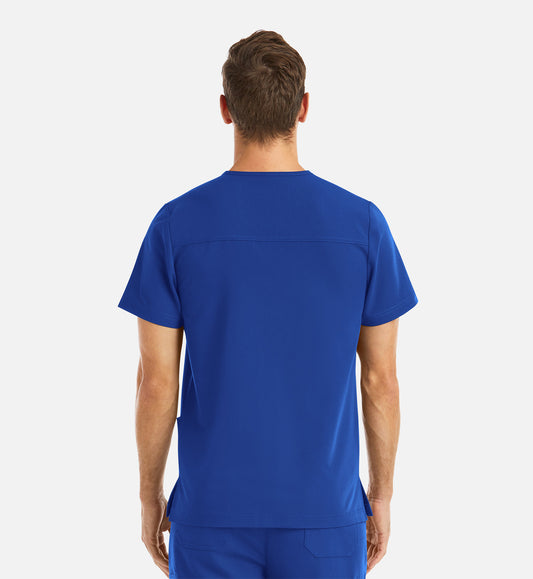 Matrix Pro Men's 5902 Men's 3 Pocket V-Neck Top Royal Blue
