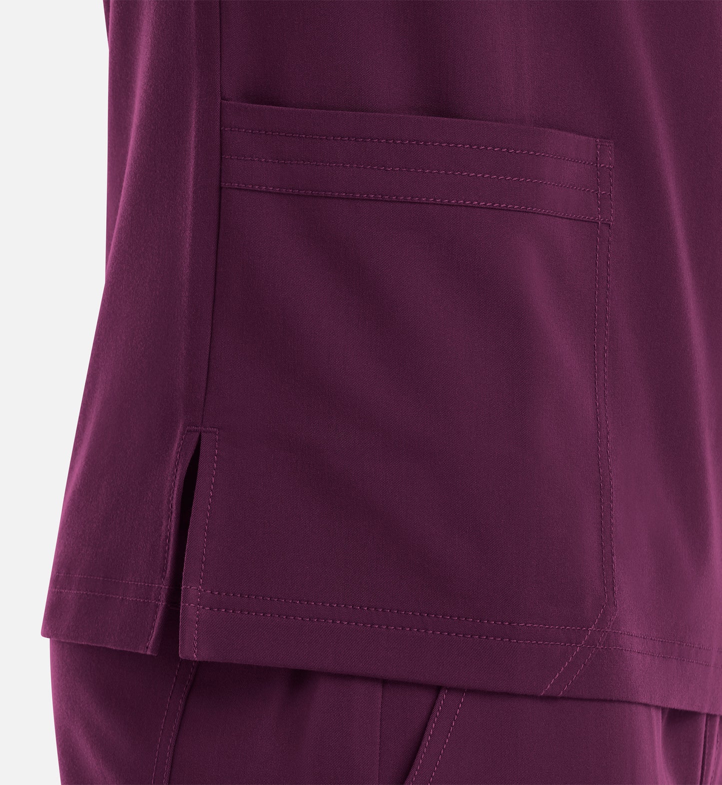 Matrix Pro Men's 5902 Men's 3 Pocket V-Neck Top Wine