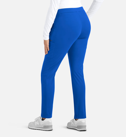 Focus 60301 Women���s Mid Rise Tapered Pants Royal Blue