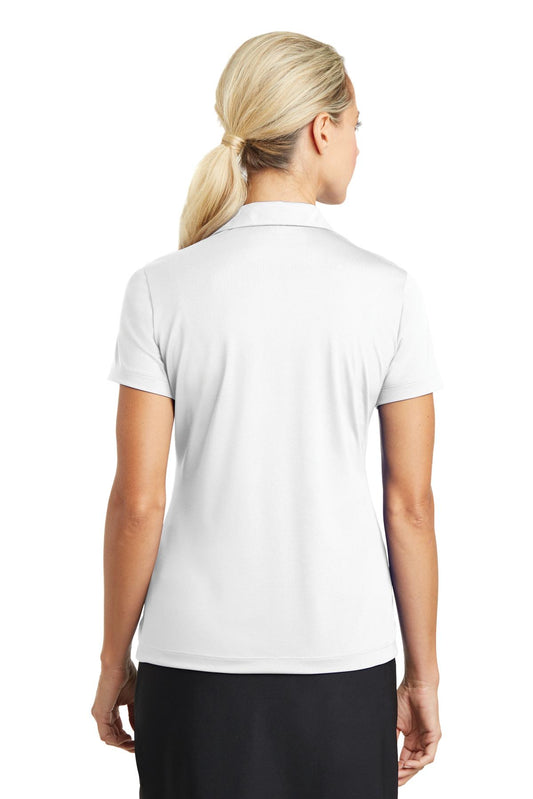 Nike Women's Dri-FIT Vertical Mesh Polo. 637165 White