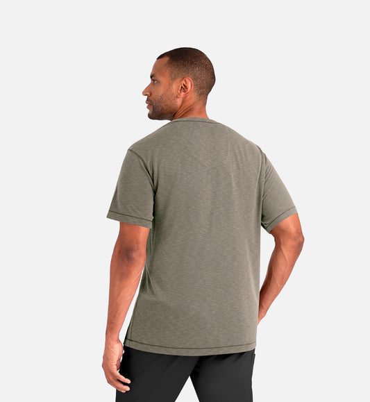 Knit 6409 Men's Short Sleeve Modal Tee Taupe