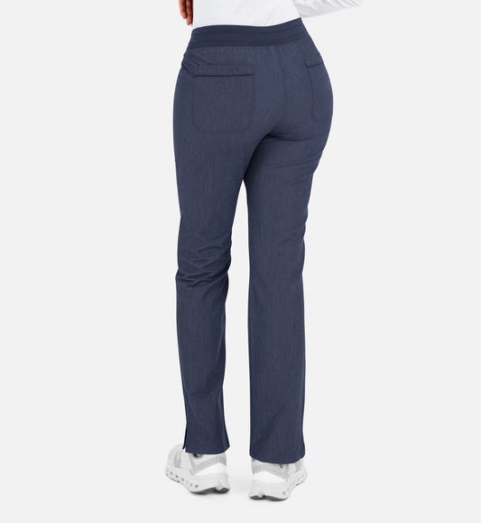 Matrix Pro 6901 Women's Yoga Waistband Tapered Pants Heather Navy