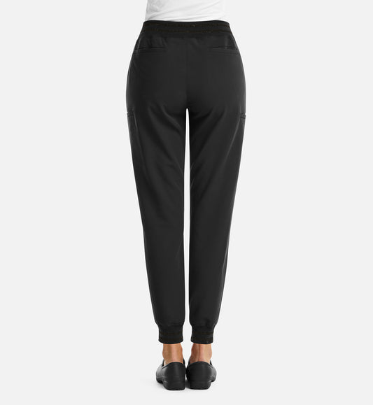 Matrix Pro 6902 Women's Full Waist Jogger With Metallic Detail Black