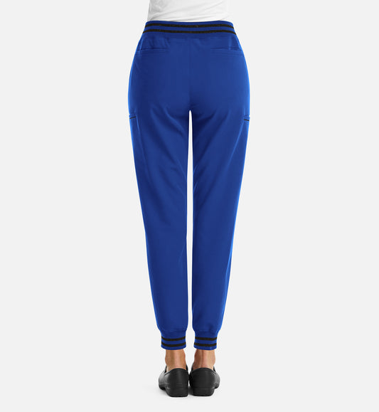 Matrix Pro 6902 Women's Full Waist Jogger With Metallic Detail Royal Blue