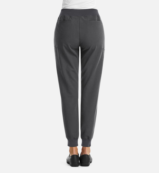 Matrix Pro 6903 Women's Full Waist Jogger Heather Grey
