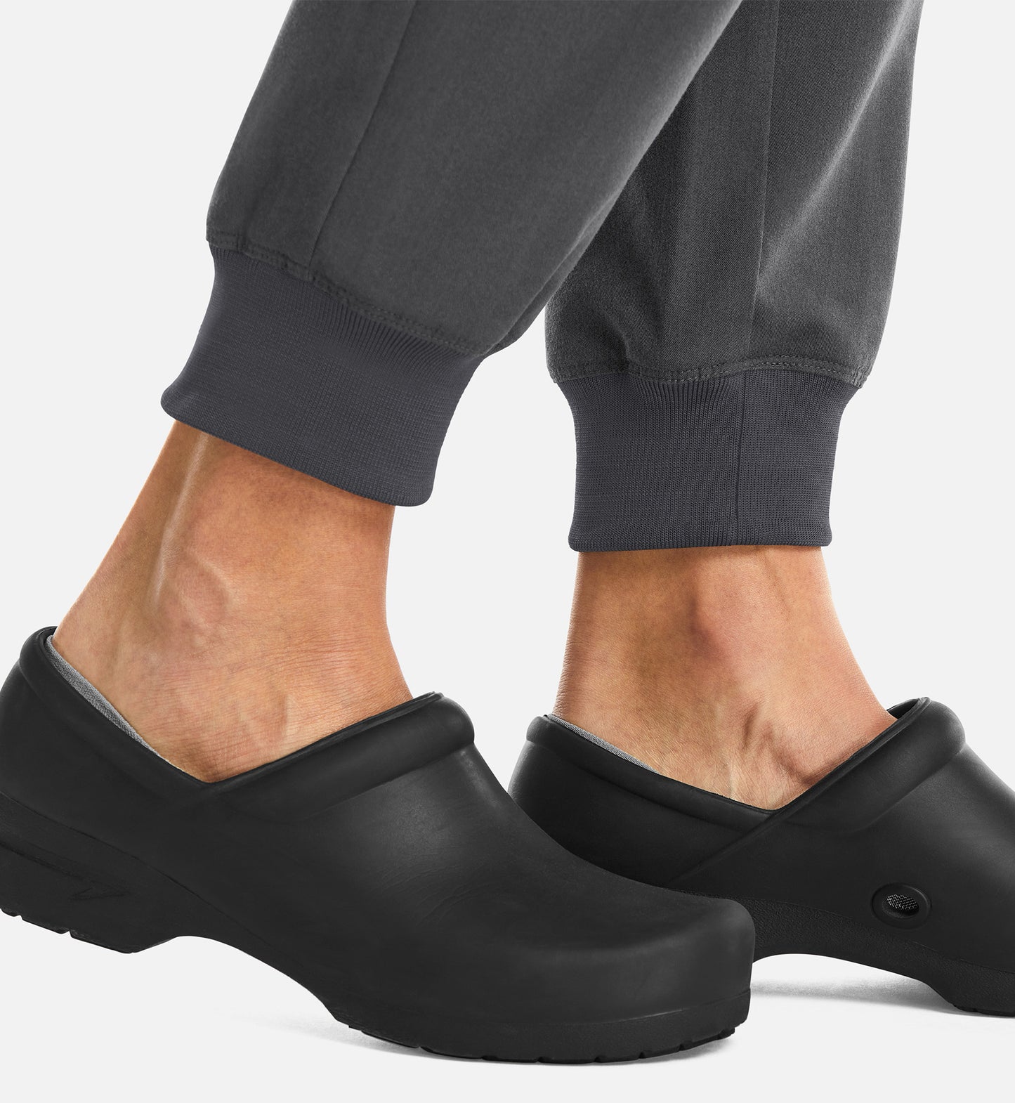 Matrix Pro 6903 Women's Full Waist Jogger Heather Grey