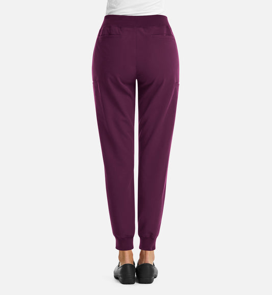 Matrix Pro 6903 Women's Full Waist Jogger Wine