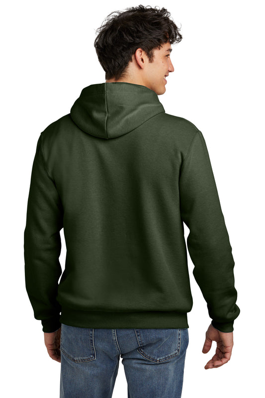 Jerzees Eco Premium Blend Pullover Hooded Sweatshirt 700M Military Green Heather