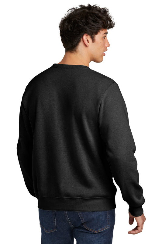 Jerzees Eco Premium Blend Crewneck Sweatshirt 701M Black Ink Heather