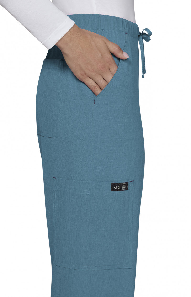 Basics 731 Holly Pants Heather Caribbean Blue