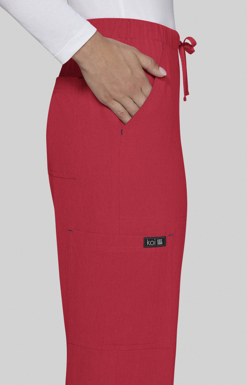 Basics 731 Holly Pants Heather Candy Red