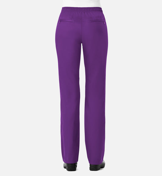 EON 7318 Women's Sporty Mesh Panel Pant Eggplant