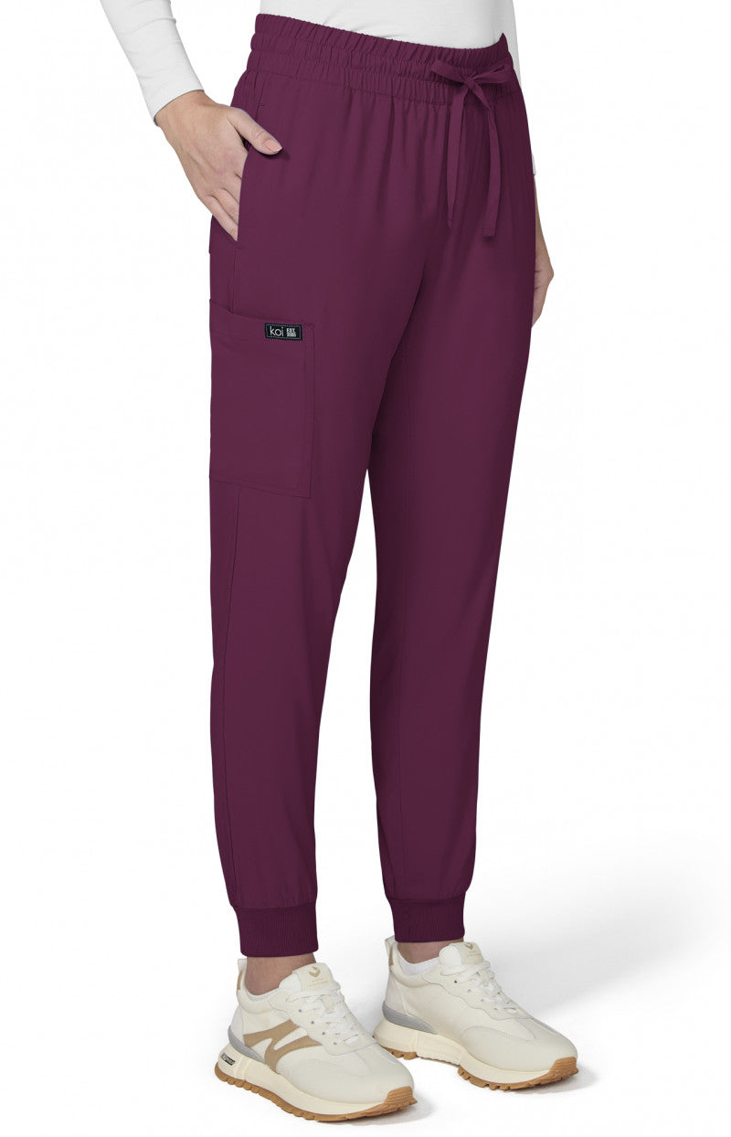 Basics 741 Gemma Jogger Pants Wine