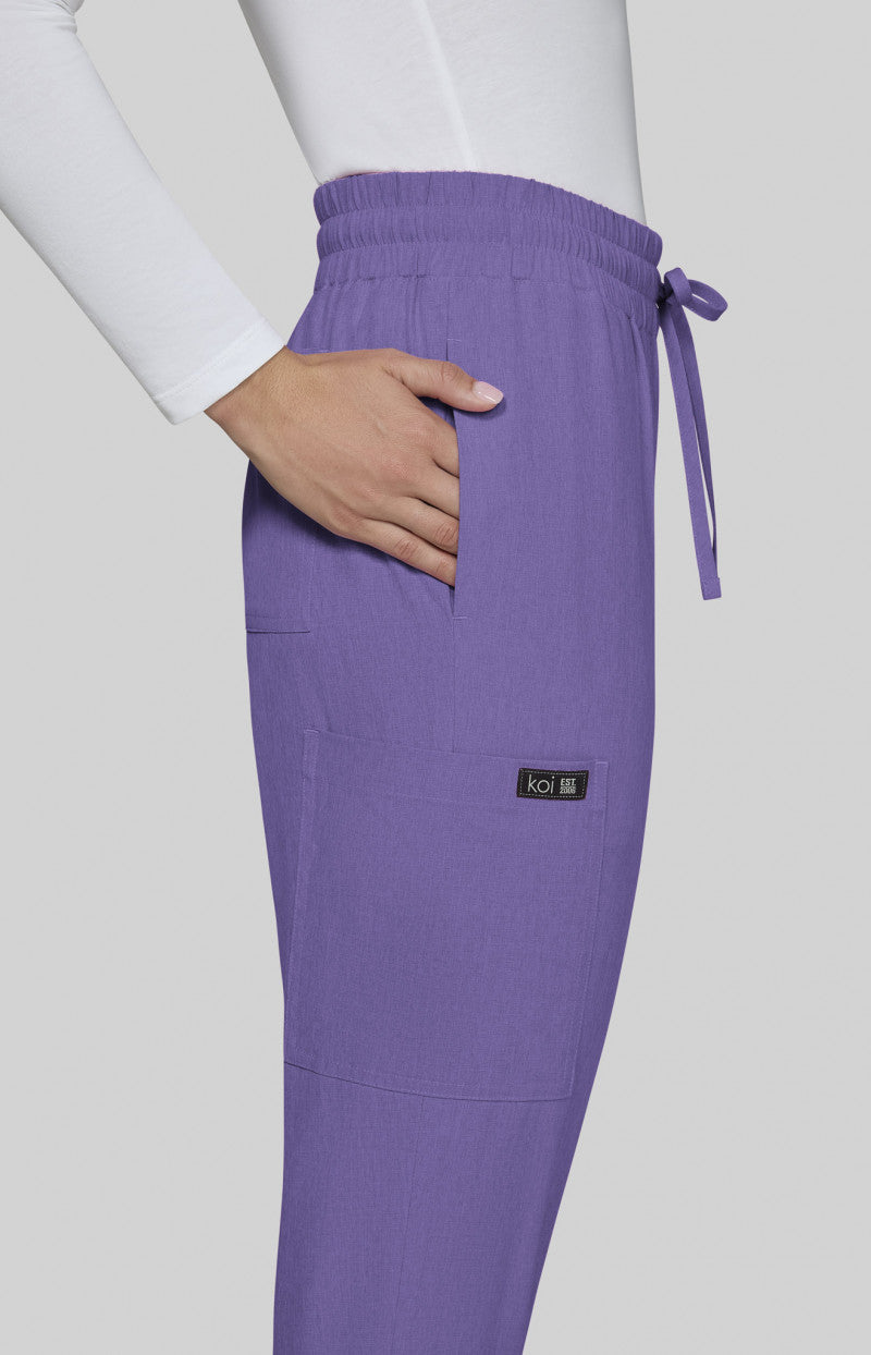 Basics 741 Gemma Jogger Pants Heather Wisteria