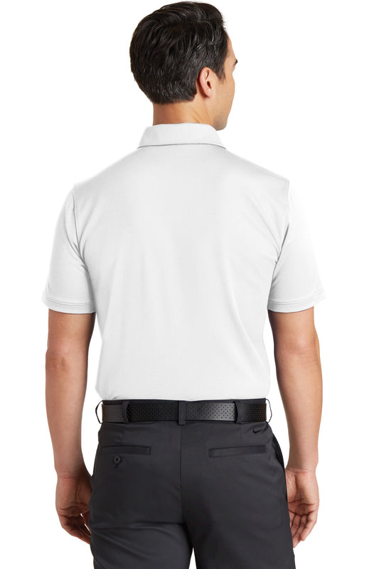 Nike Dri-FIT Solid Icon Pique Modern Fit Polo. 746099 White