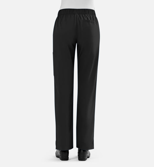 Blossom Signature 8100 Ladies Full Waist Band Cargo Pants Black