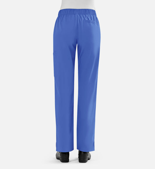 Blossom Signature 8100 Ladies Full Waist Band Cargo Pants Ceil Blue
