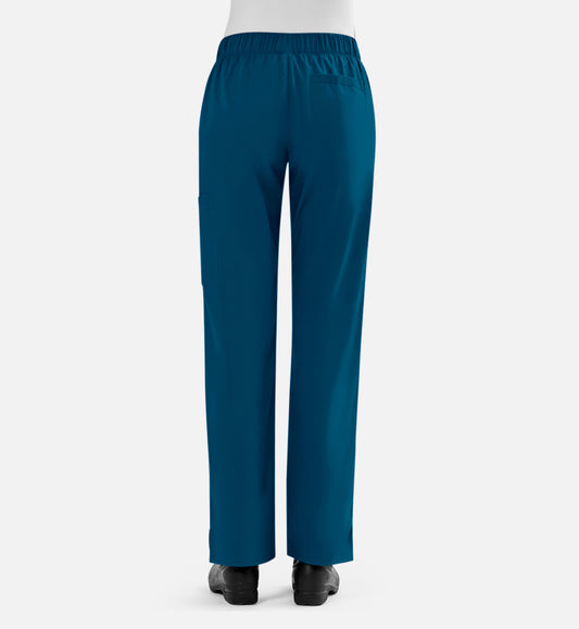 Blossom Signature 8100 Ladies Full Waist Band Cargo Pants Caribbean Blue