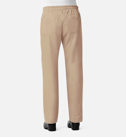 Blossom Signature 8102 Ladies Mesh Pocket 3-Quaters Elastic Band Pants Khaki