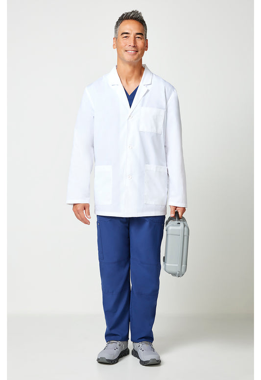 EDS Professional Whites 81404 Men's 31" Men's Consultation Lab Coat White
