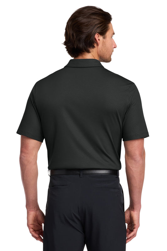 Nike Dri-FIT Embossed Tri-Blade Polo 838964 Black