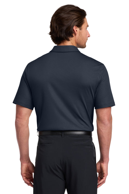 Nike Dri-FIT Embossed Tri-Blade Polo 838964 Marine