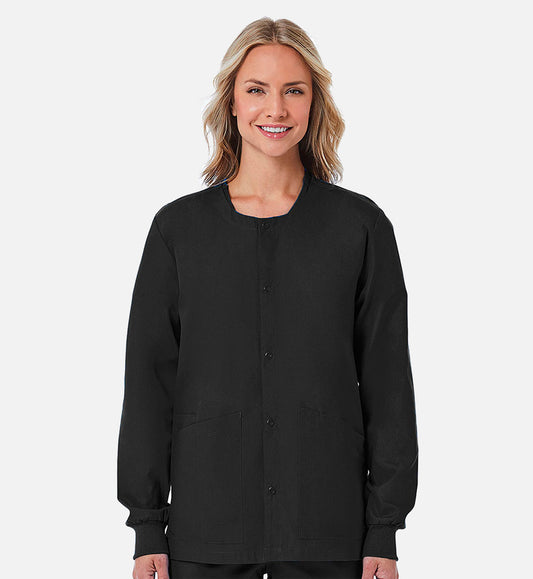 Redpanda 8716 Unisex Snap Jacket Black