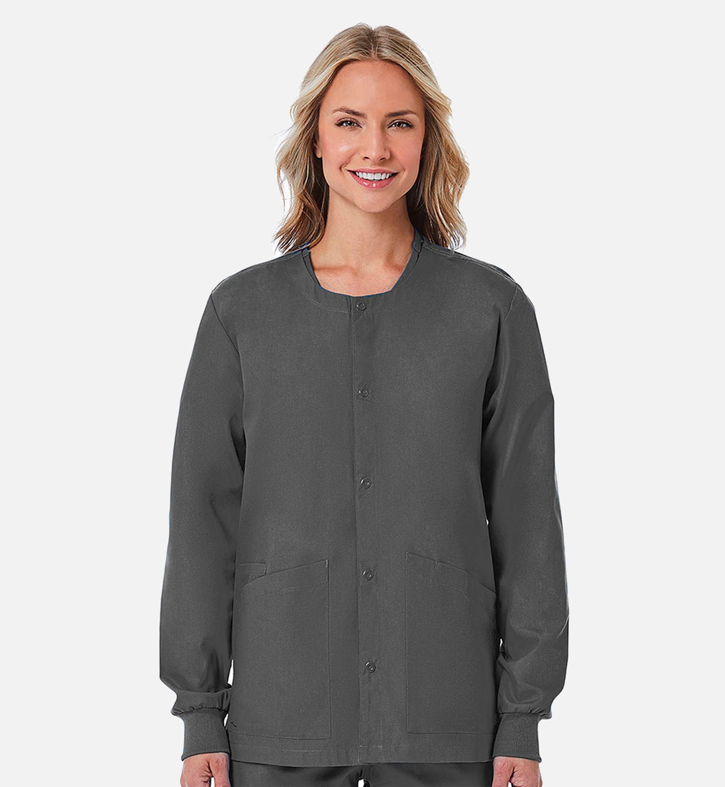 Redpanda 8716 Unisex Snap Jacket Pewter