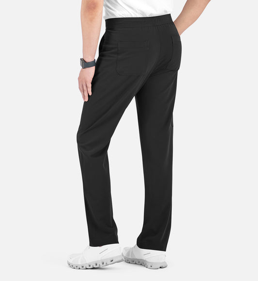 Matrix Pro Men's 8901 Men's Half Elastic Waistband Cargo Pants Black