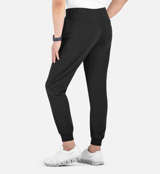 Matrix Pro Men's 8902 Men's Full Elastic Waistband Jogger Black