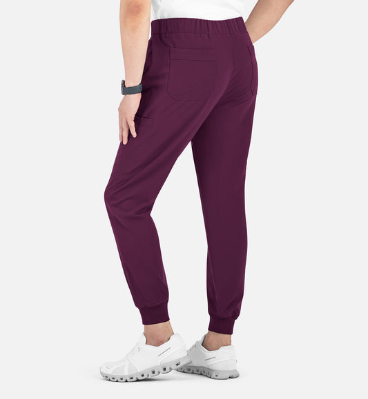 Matrix Pro Men's 8902 Men's Full Elastic Waistband Jogger Wine