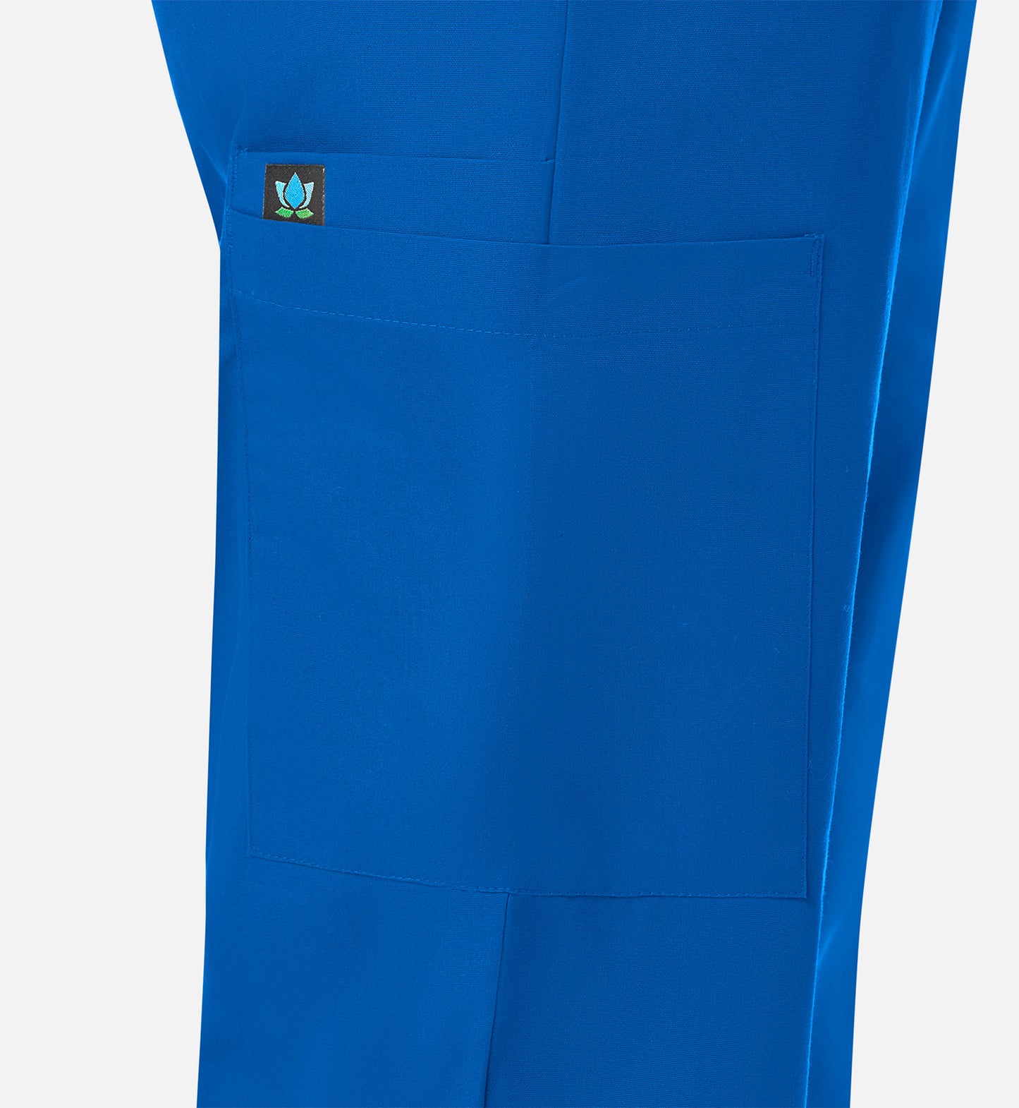 Core 9016 Women's Full Elastic Waistband Cargo Pants Royal Blue
