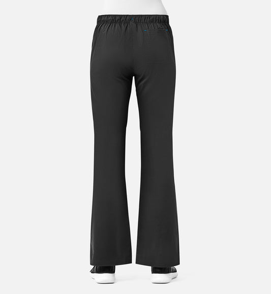 Blossom 9102 Multi-Pocket Flare Pants Black