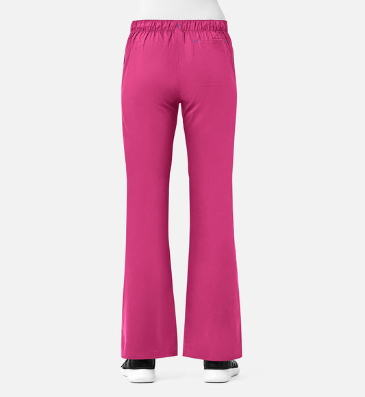 Blossom 9102 Multi-Pocket Flare Pants Passion Pink